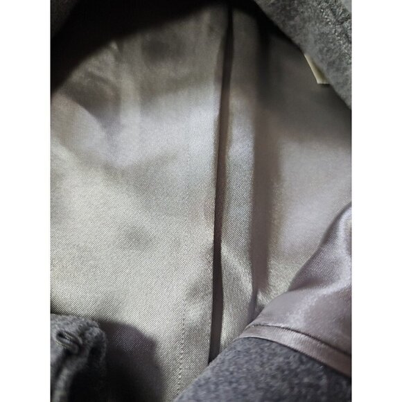 NWT J.Crew Collection Embellished Cocoon Coat in Gray Beaded Wool Topcoat 8 - Picture 14 of 14